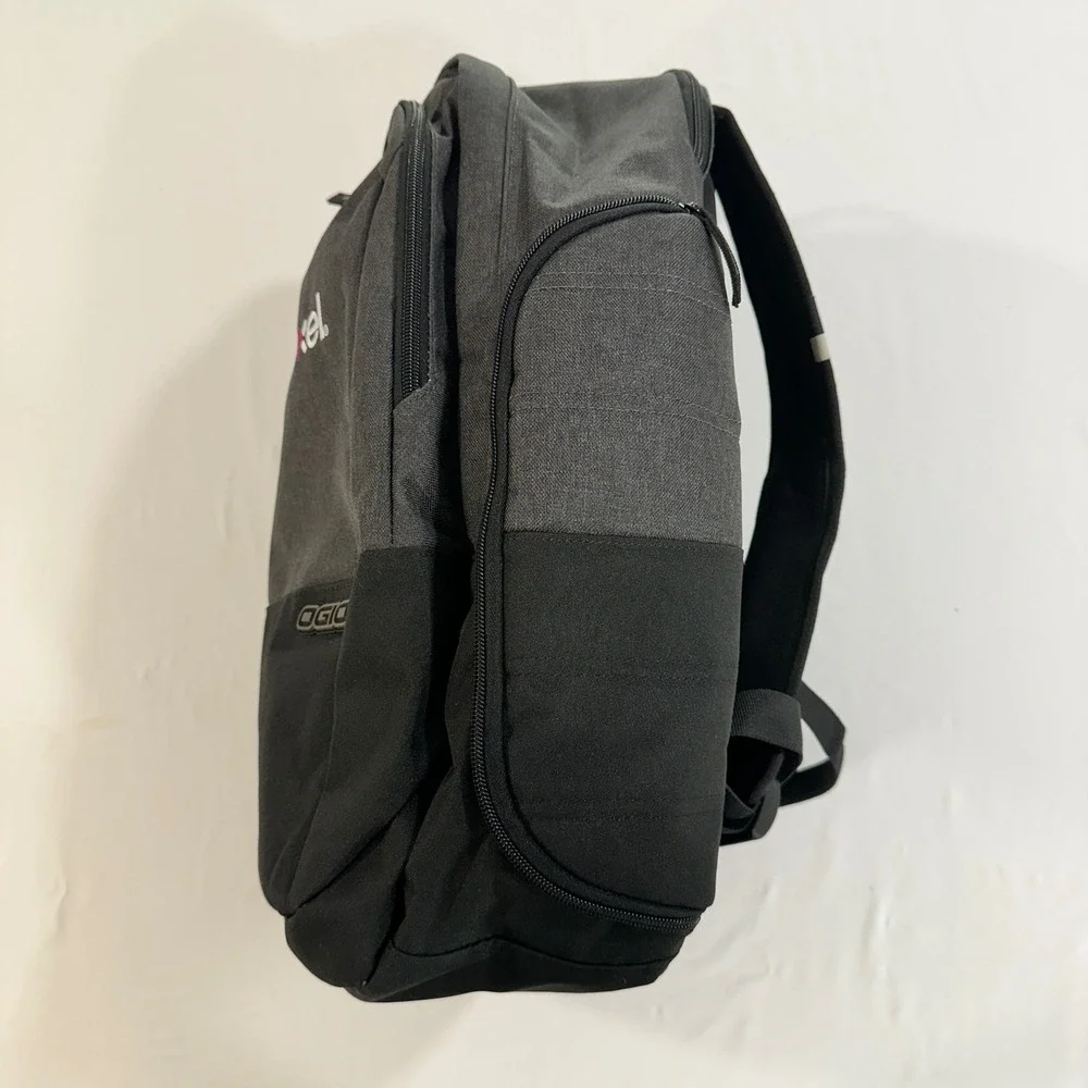 OGIO Backpack Laptop Bag Heather Grey Black Padded Straps Travel School Mens